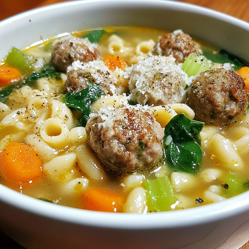 Italian Wedding Soup Tasty and Hearty Delight