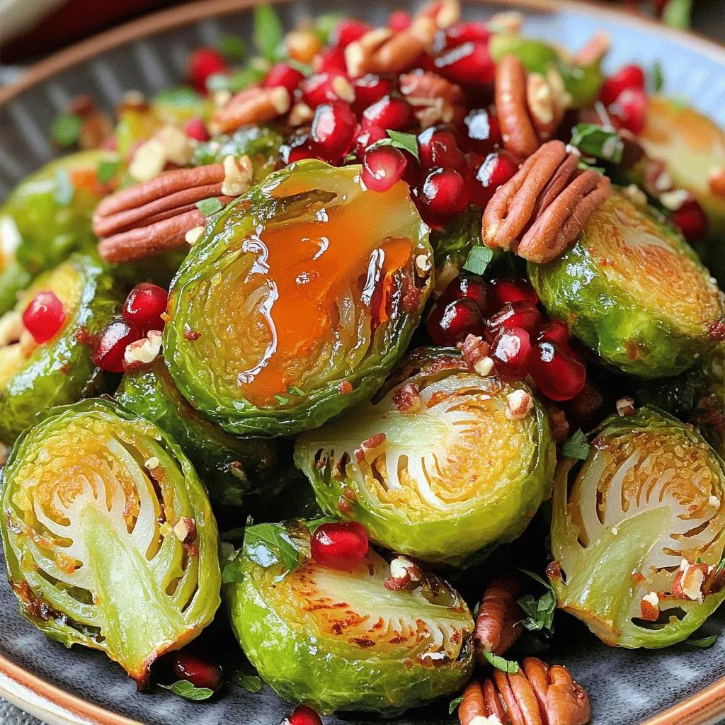Sweet and Spicy Brussels Sprouts Flavorful Side Dish