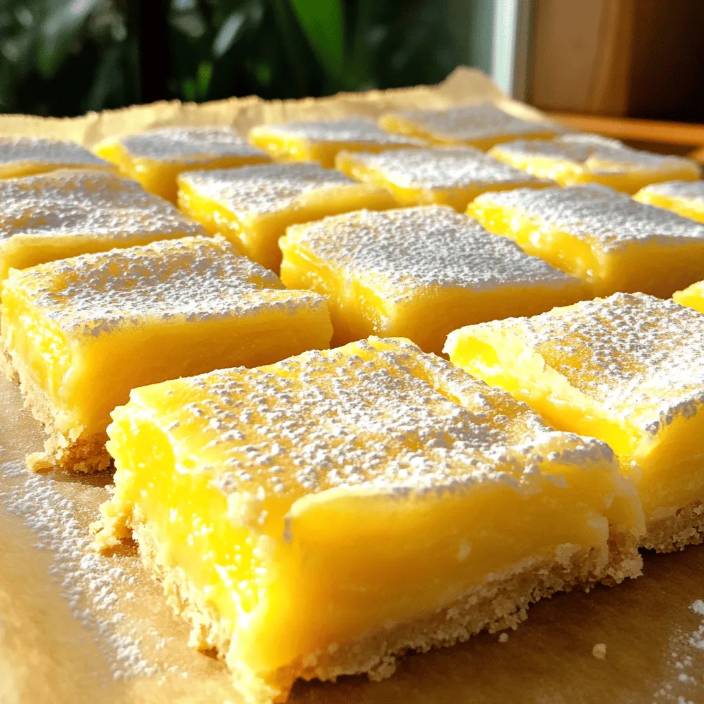 Easy Lemon Bars Simple and Tasty Dessert Recipe