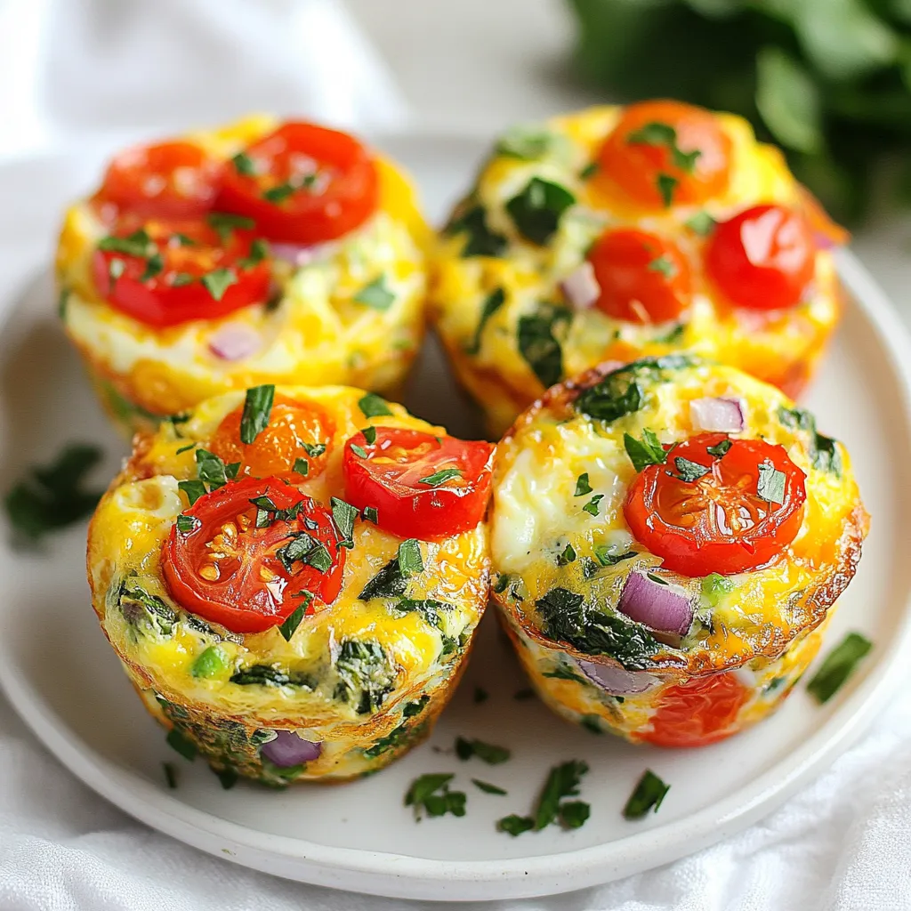 Veggie Loaded Egg Muffins Nutritious Breakfast Treat