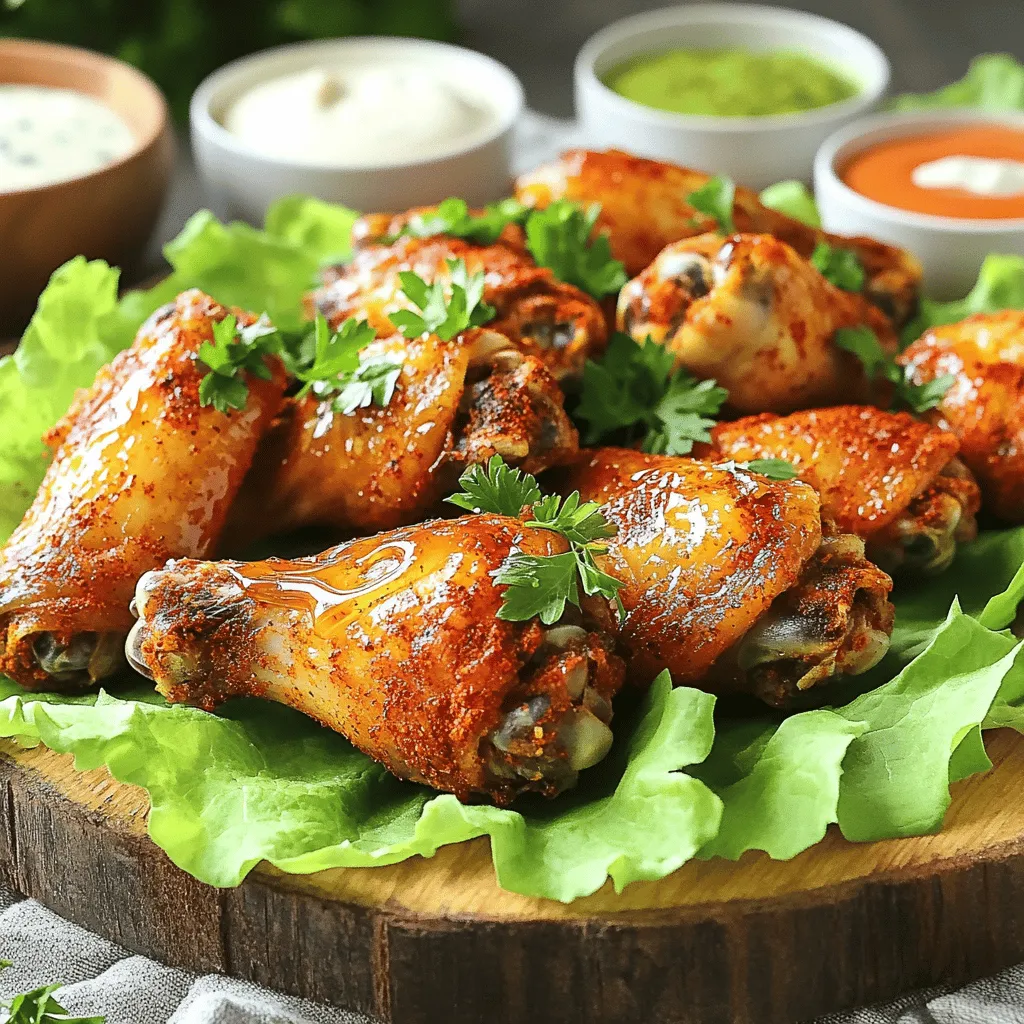 Crispy Baked Chicken Wings Perfectly Seasoned Recipe