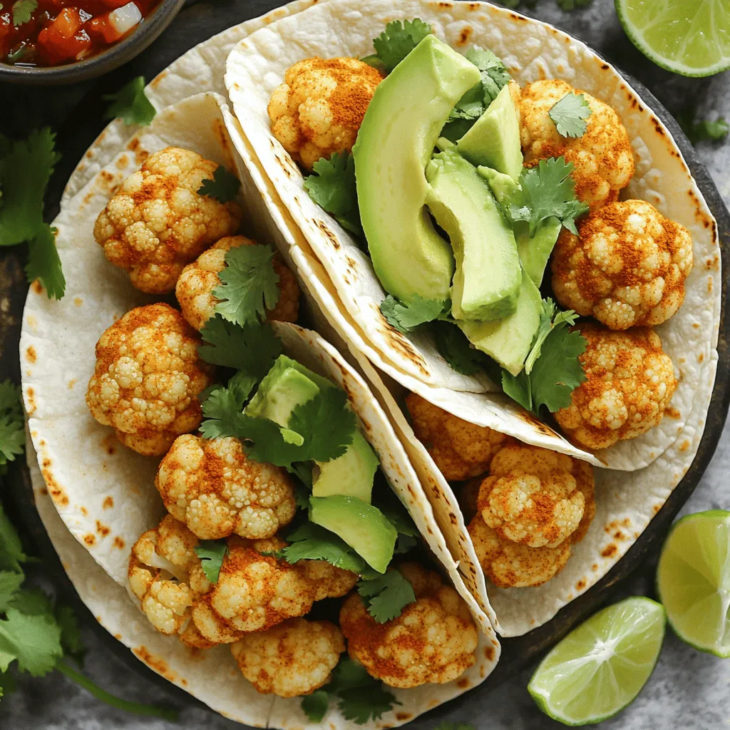 Vegan Cauliflower Tacos Crispy and Flavorful Delight