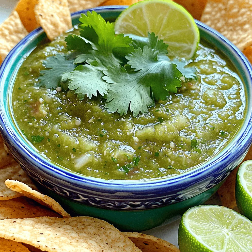 Homemade Salsa Verde Flavorful and Fresh Recipe