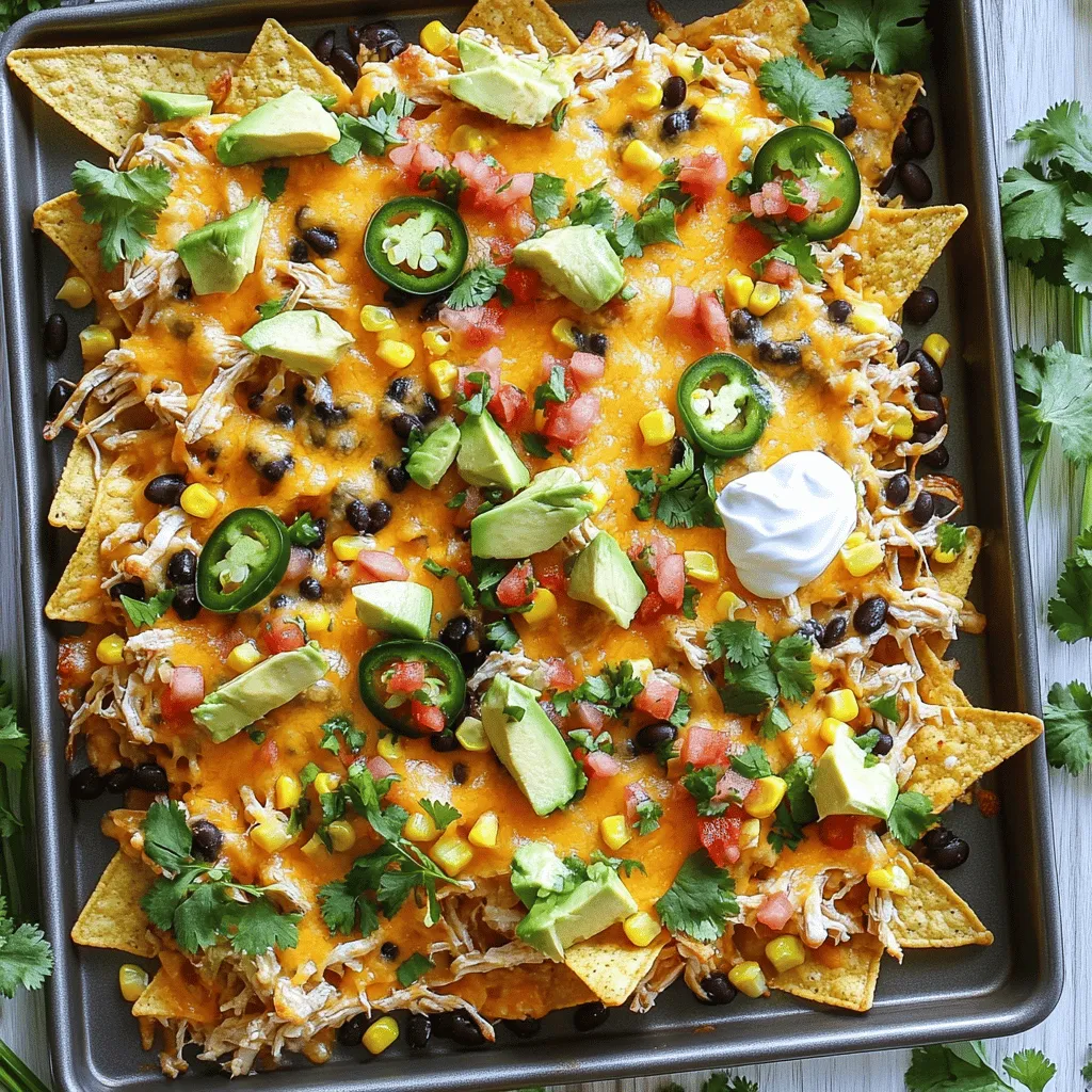 Loaded Nachos with Chicken Tasty and Satisfying Meal