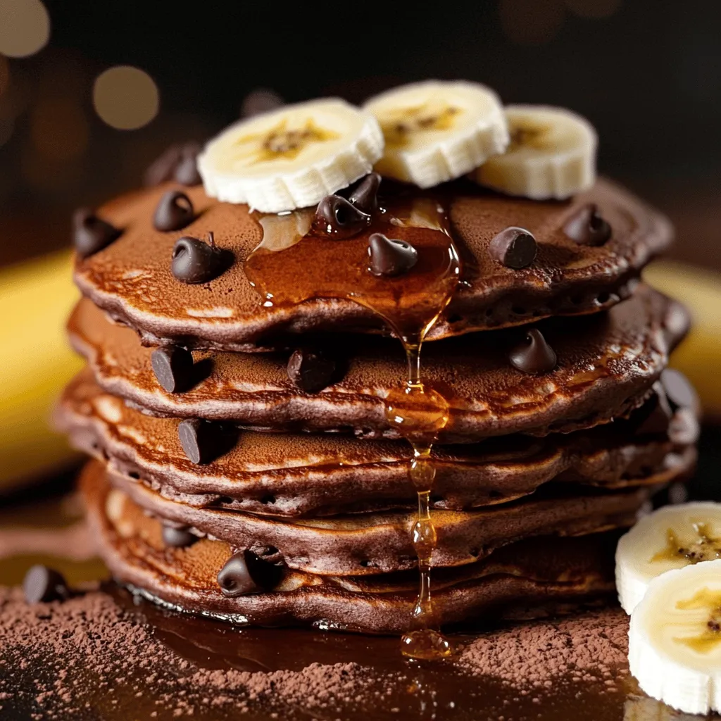 Double Chocolate Protein Pancakes Healthy Start Today