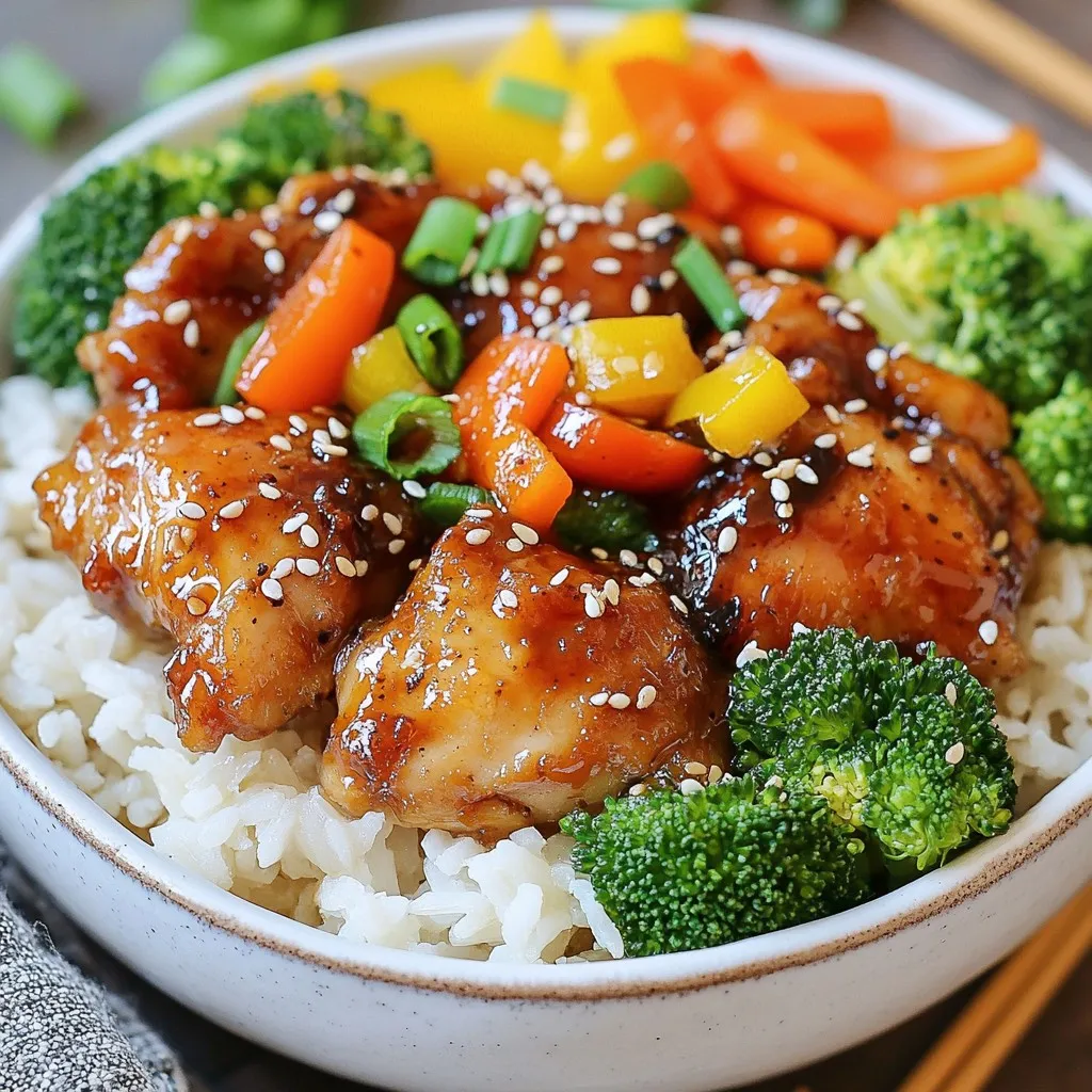 Instant Pot Teriyaki Chicken Rice Simple and Tasty
