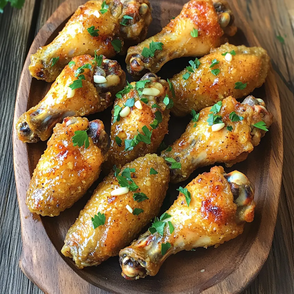 Air Fryer Garlic Chicken Wings Juicy and Flavorful Treat