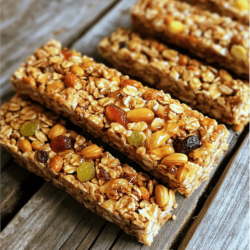Homemade Chewy Granola Bars Simple and Tasty Snack