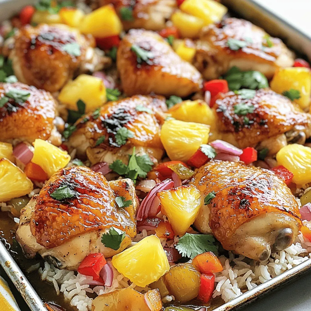 Sheet Pan Hawaiian Chicken Easy and Flavorful Meal
