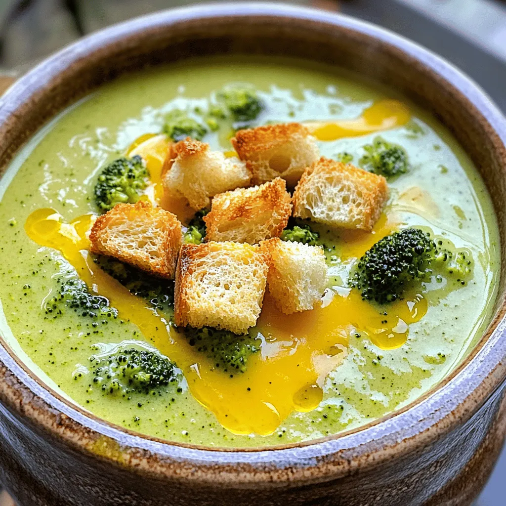 Broccoli Cheddar Soup Creamy Comforting Delight