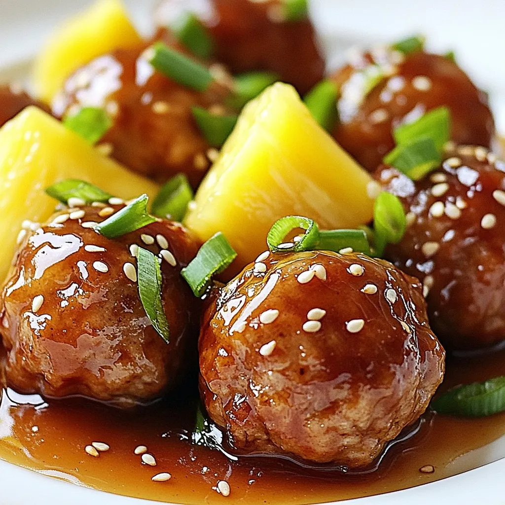 Pineapple Teriyaki Meatballs Flavorful and Easy Recipe