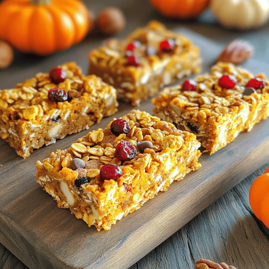 Pumpkin Spice Granola Bars Healthy and Tasty Snack