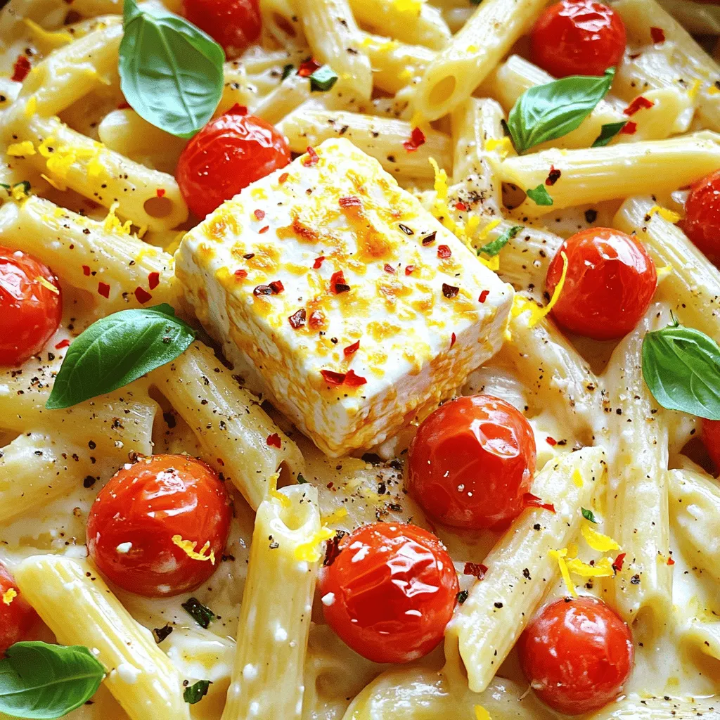 Baked Feta Pasta Simple and Flavorful Dinner