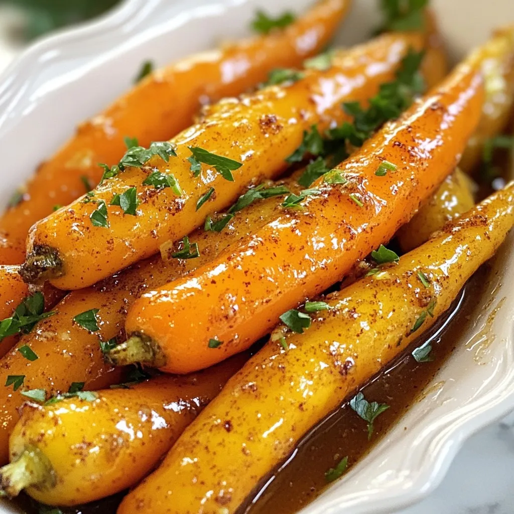 Maple Brown Sugar Glazed Carrots Flavorful Side Dish