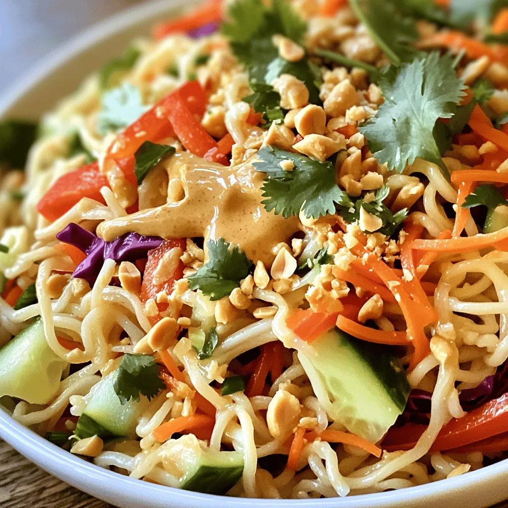 Thai Peanut Noodle Salad Flavorful and Fresh Meal