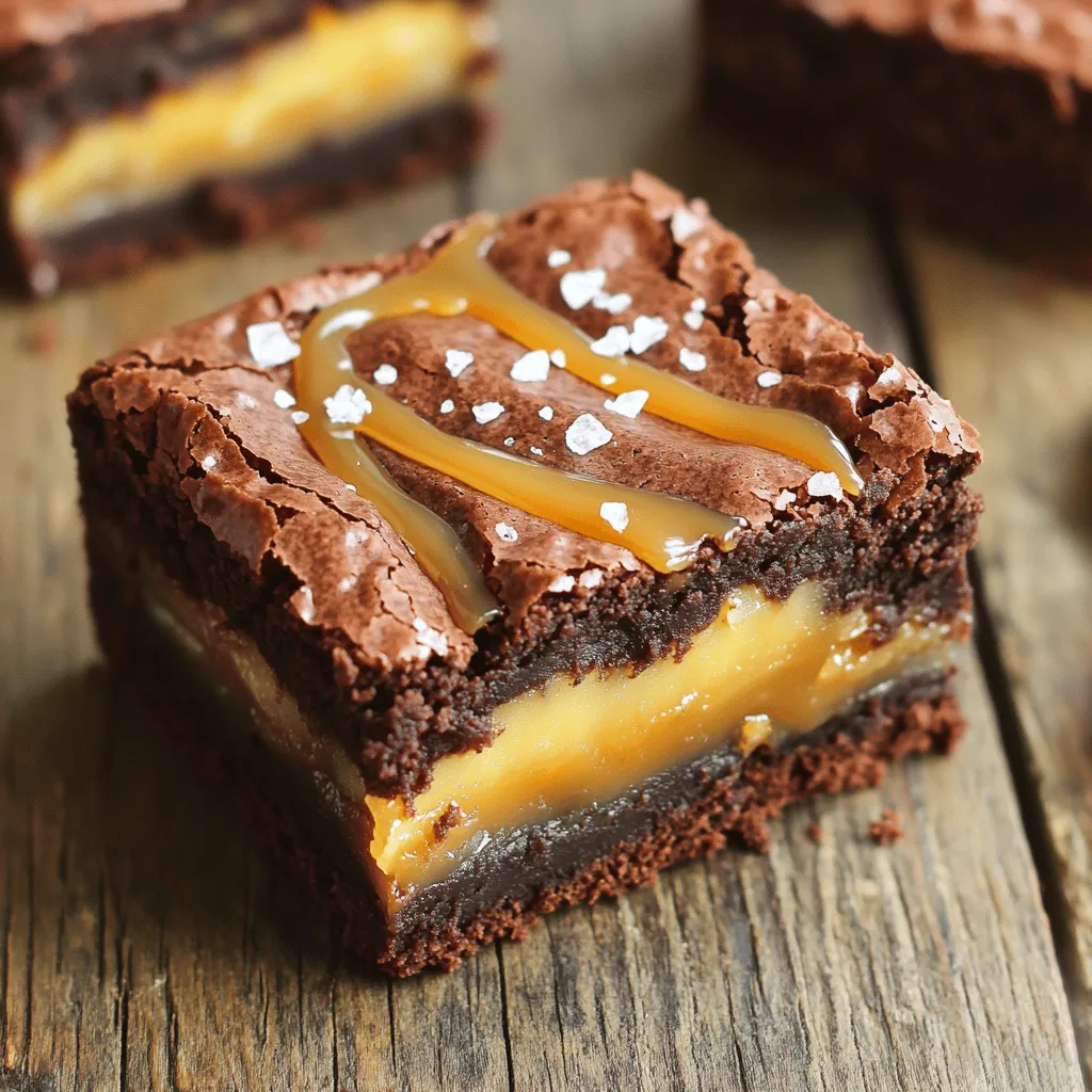 Salted Caramel Brownies Decadent and Irresistible Treat