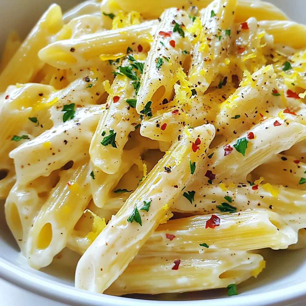 Restaurant Style Garlic Penne Flavorful Comfort Food