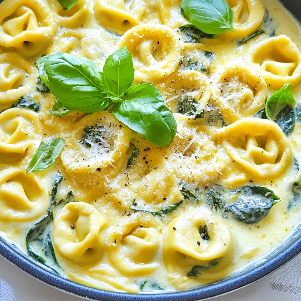 Creamy Spinach Tortellini Skillet Easy Weeknight Meal