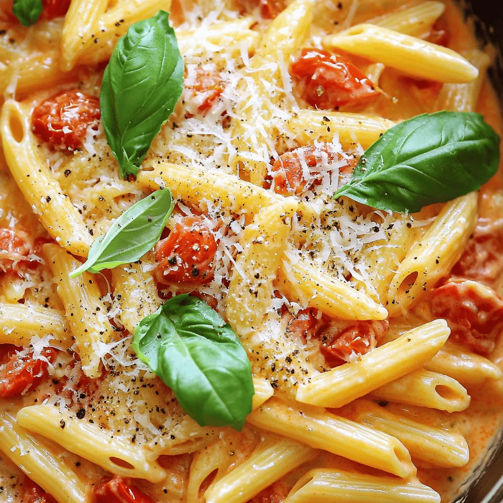 One Pan Creamy Tomato Pasta Easy and Flavorful Meal