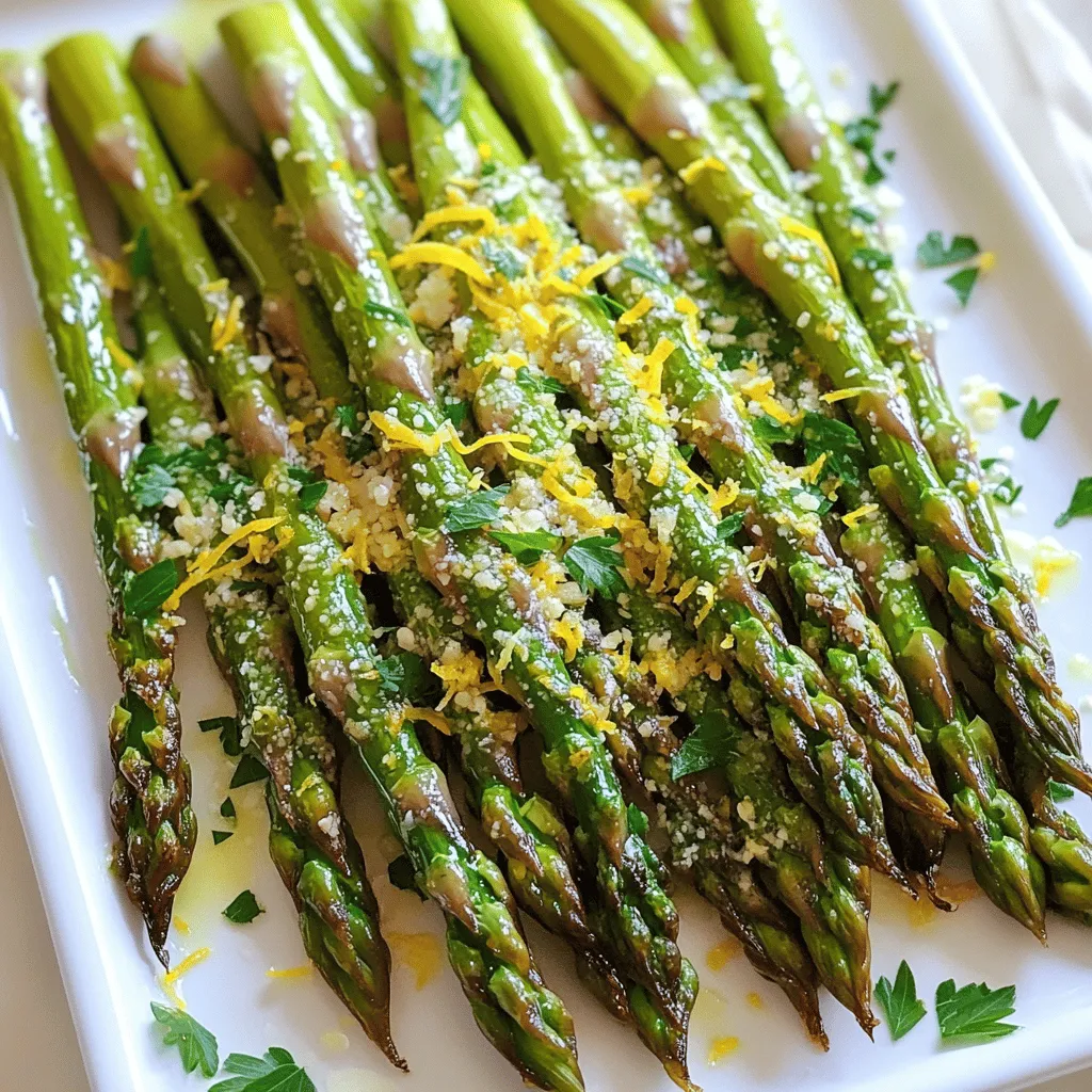 Lemon Garlic Roasted Asparagus Savory and Fresh Dish