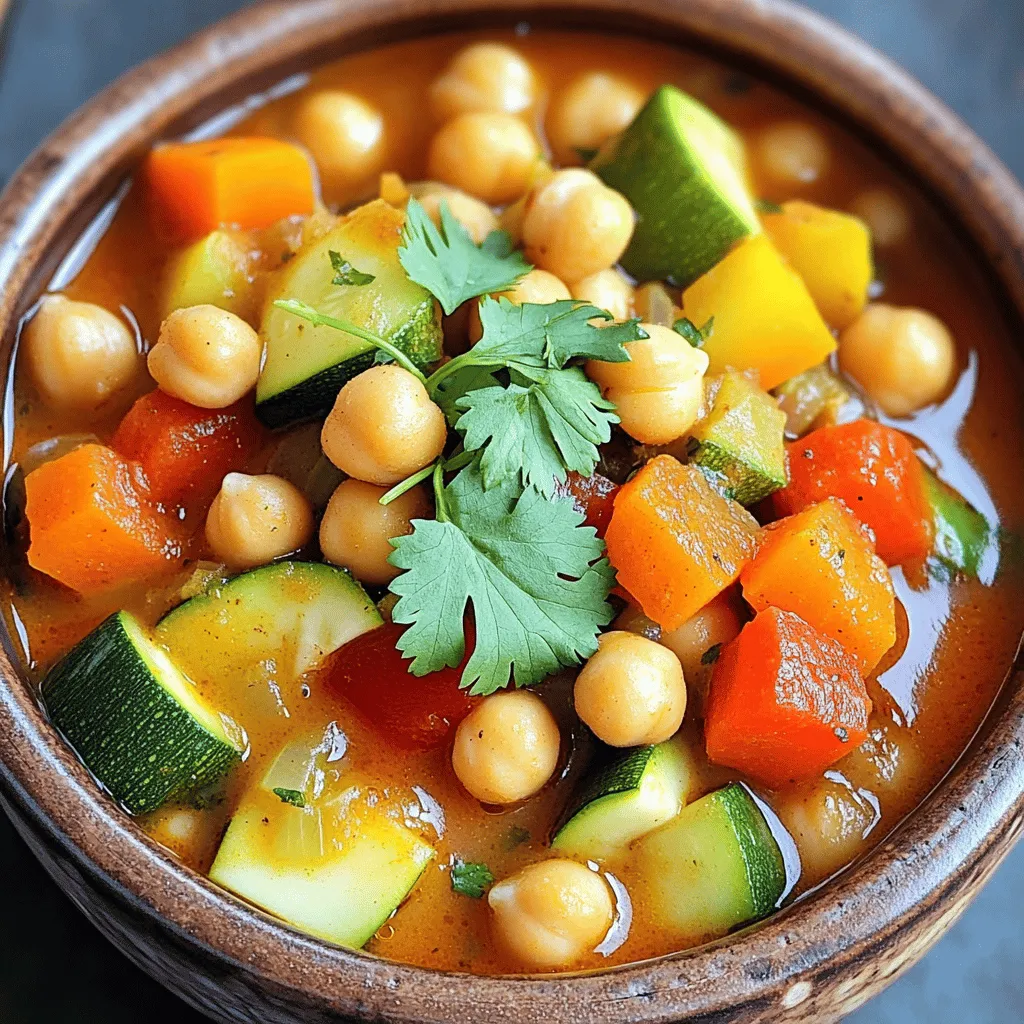 Moroccan Chickpea Stew Flavorful and Hearty Meal