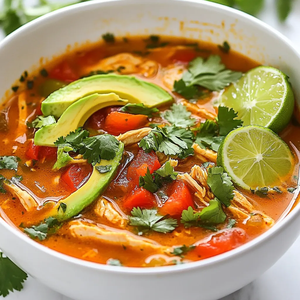 Low Carb Chicken Tortilla Soup Flavorful and Easy Cook
