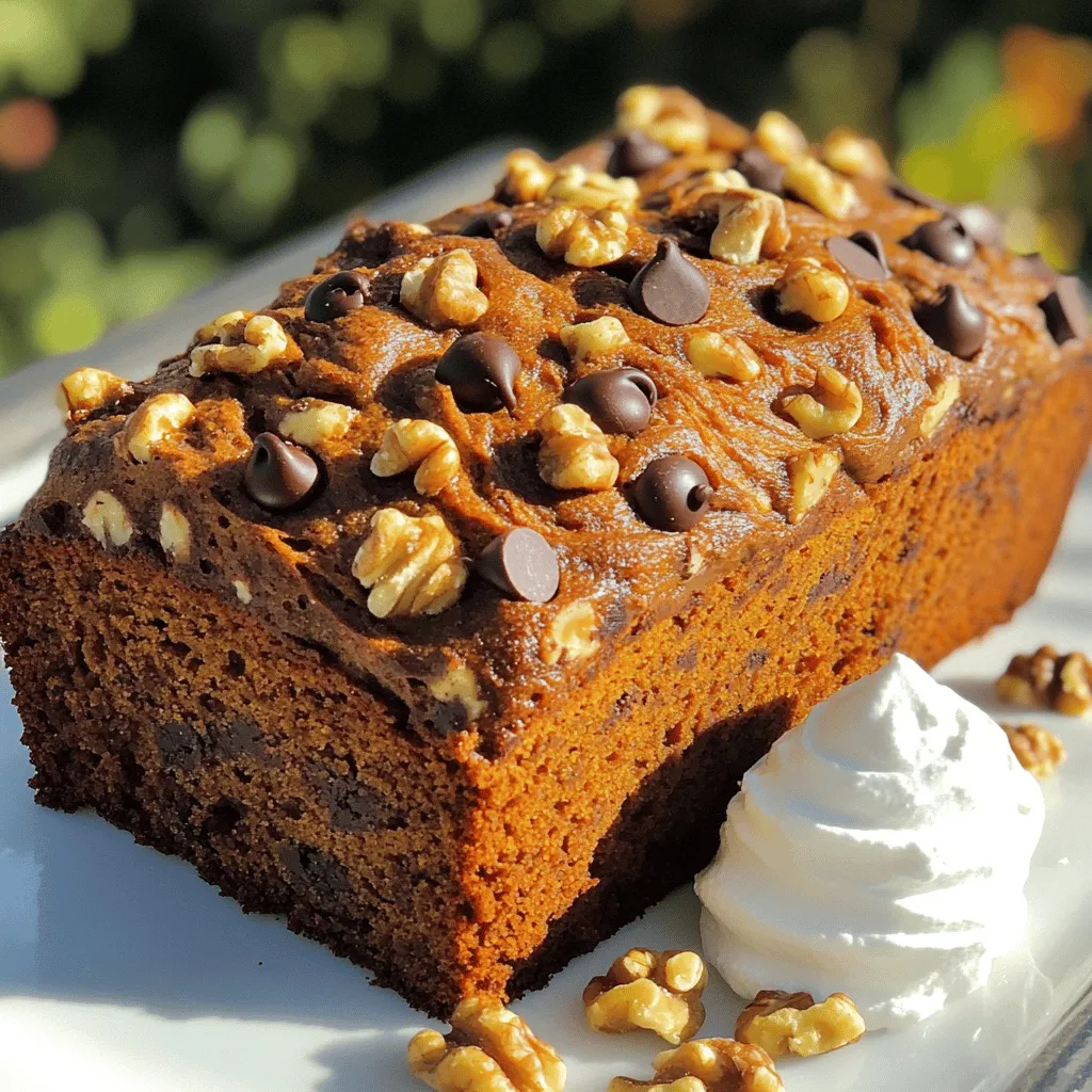 Chocolate Chip Pumpkin Bread Tasty and Simple Bake
