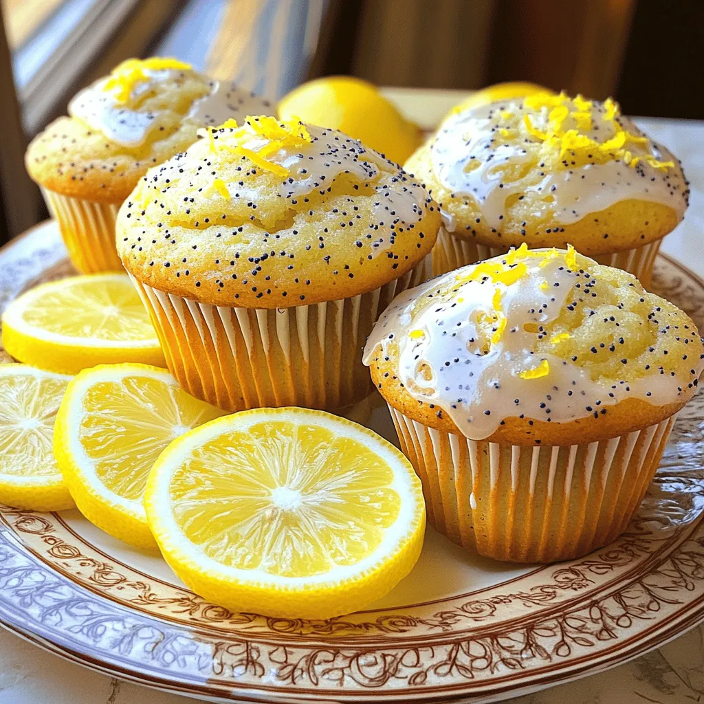 Lemon Poppy Seed Muffins Delightfully Sweet Treat