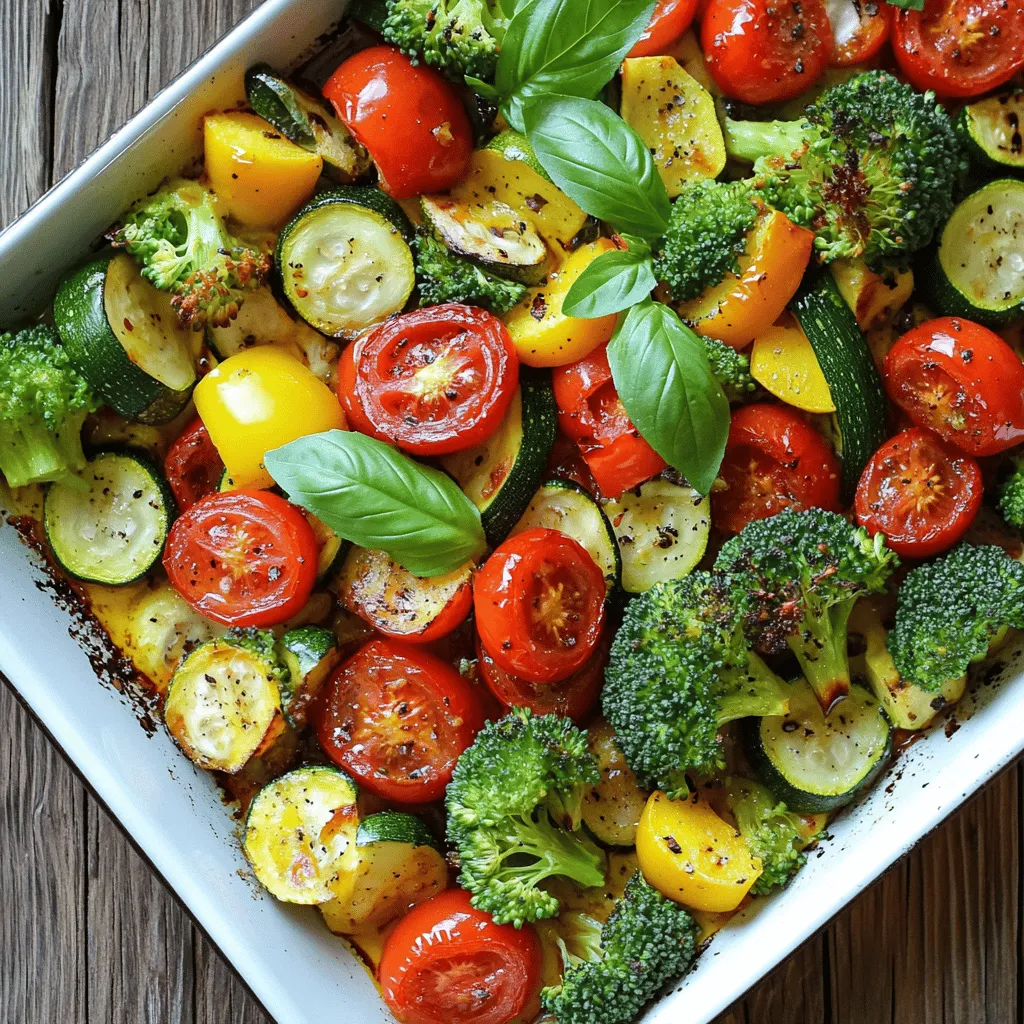 Oven Roasted Vegetables Healthy and Flavorful Dish