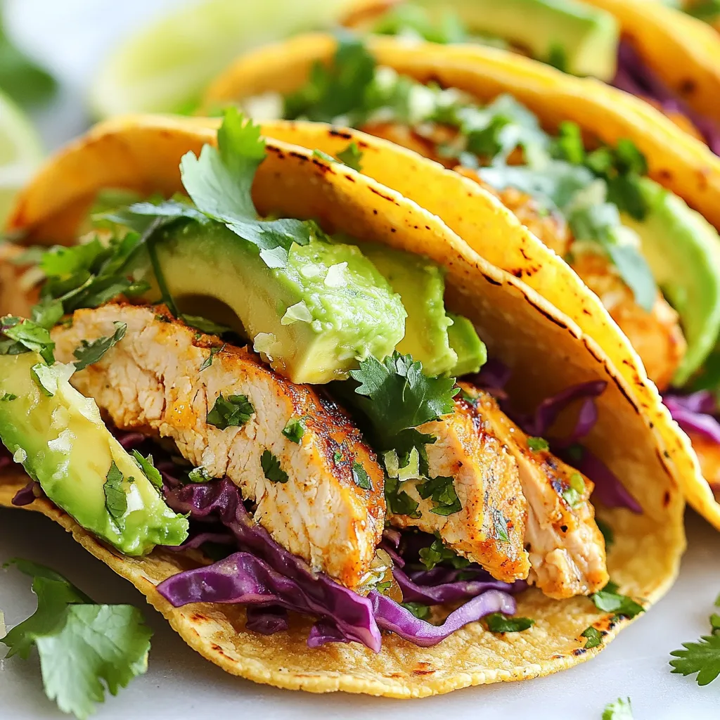 Coconut Lime Chicken Tacos Flavorful and Easy Meal