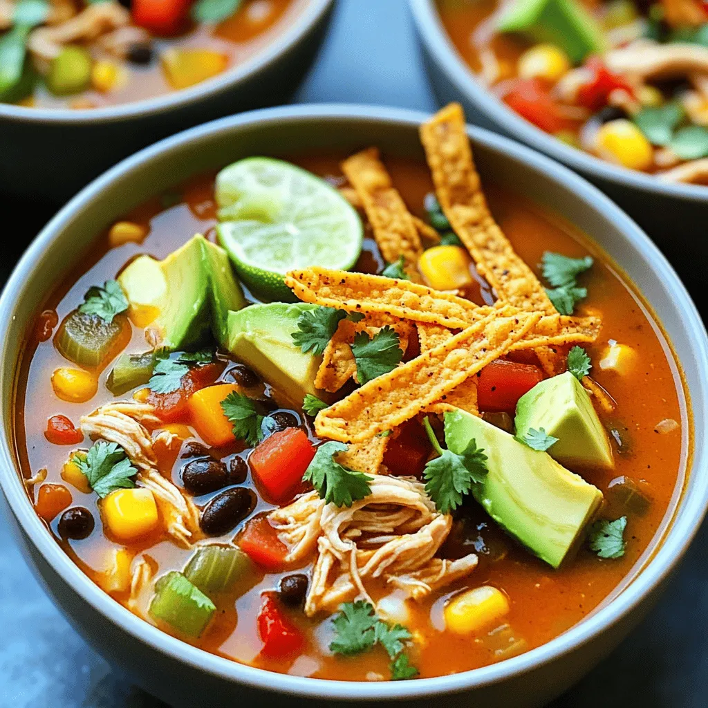 Savory Southwest Chicken Tortilla Soup Recipe Guide
