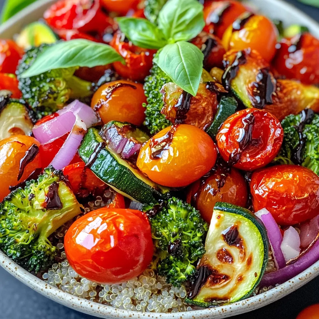 Balsamic Roasted Veggie Bowls Healthy and Filling Meal