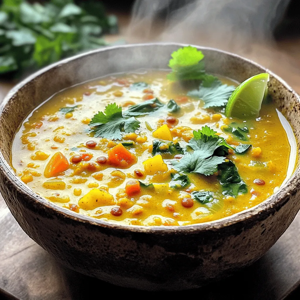 Coconut Curry Lentil Soup Easy and Flavorful Recipe