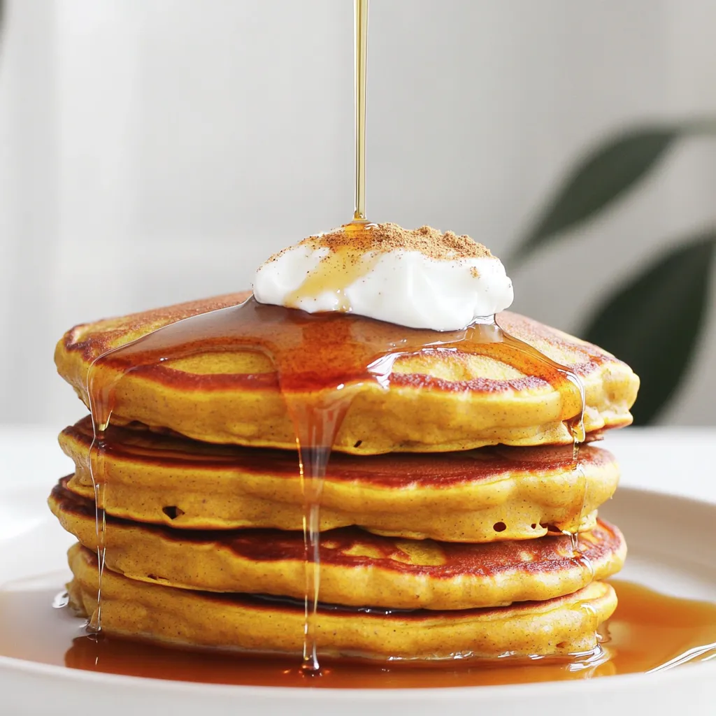 Pumpkin Spice Protein Pancakes Flavorful Breakfast Treat