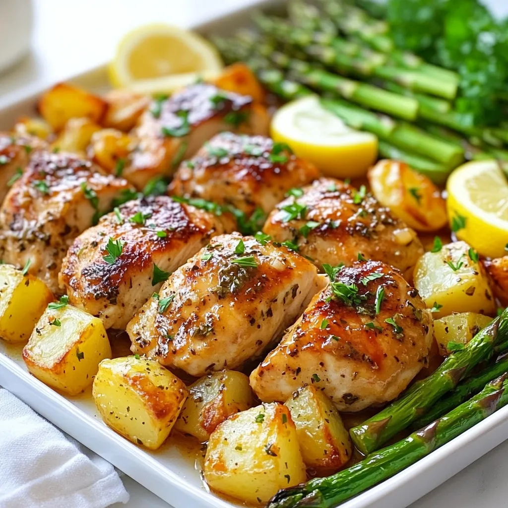 Sheet Pan Lemon Herb Chicken Quick and Flavorful Meal