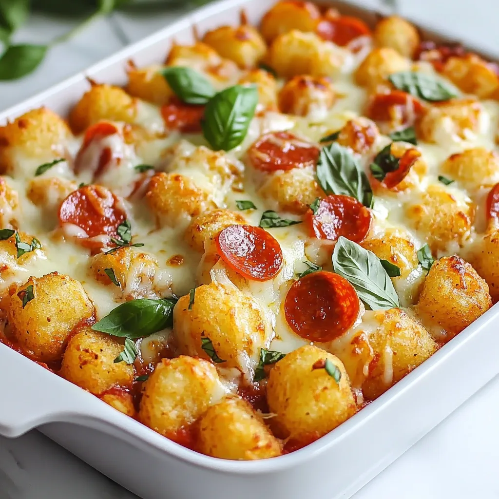 Pizza Tot Casserole Easy and Flavorful Family Meal