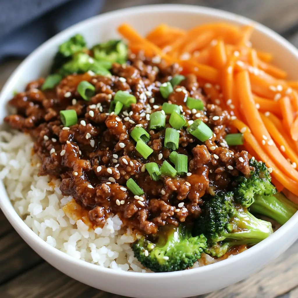 Spicy Korean Beef Bowls Packed with Flavorful Goodness