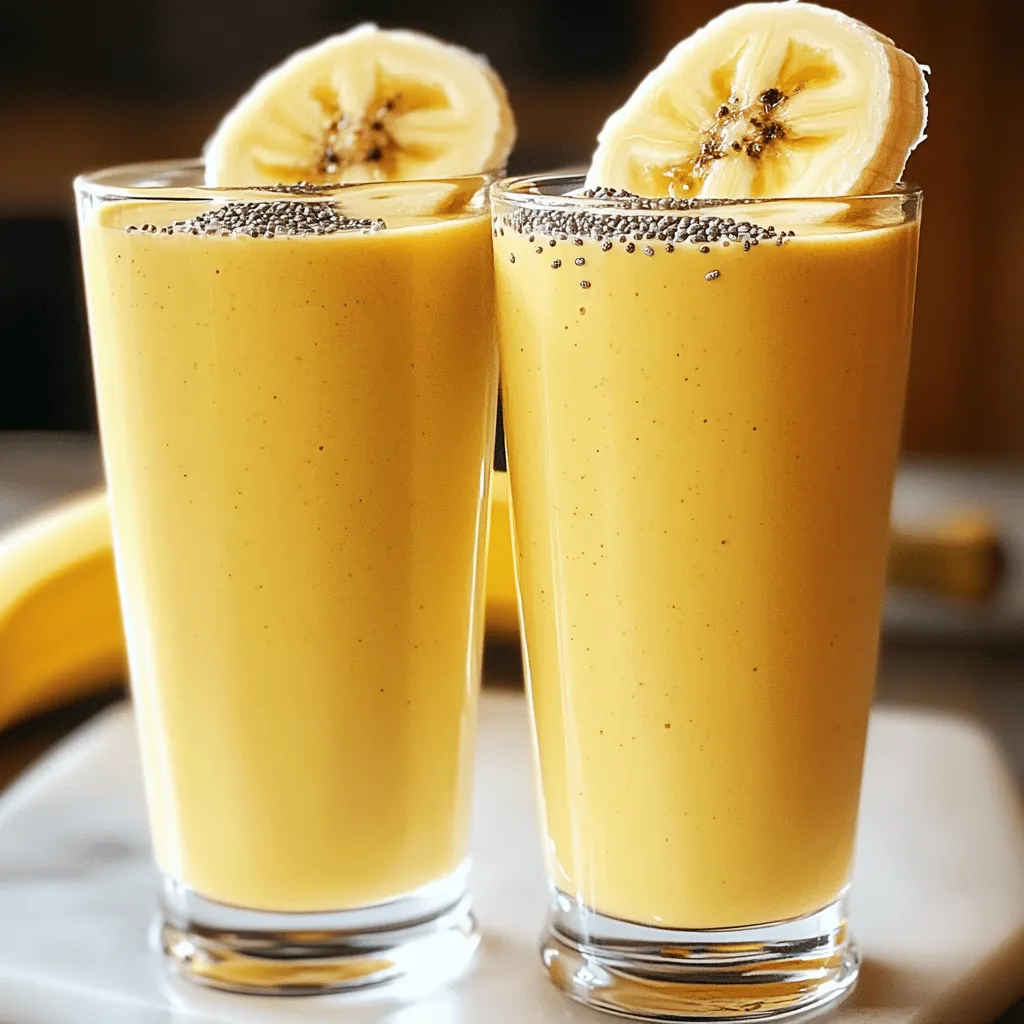 Peanut Butter Banana Smoothie Healthy and Simple Recipe
