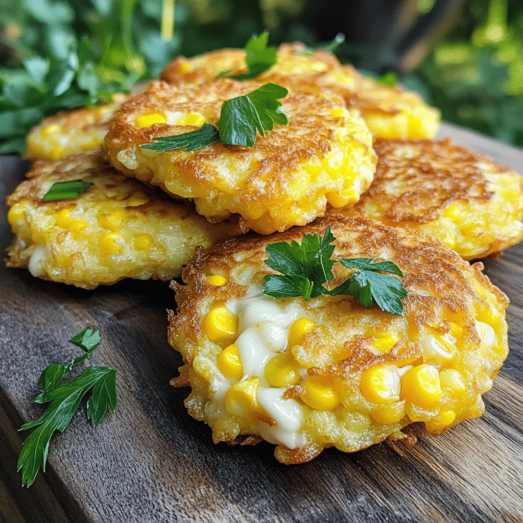 Cheesy Corn Fritters Easy and Flavorful Snack Recipe