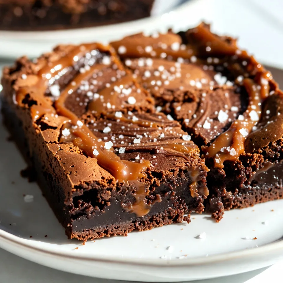 Salted Caramel Mocha Brownies Irresistible Dessert Treat
