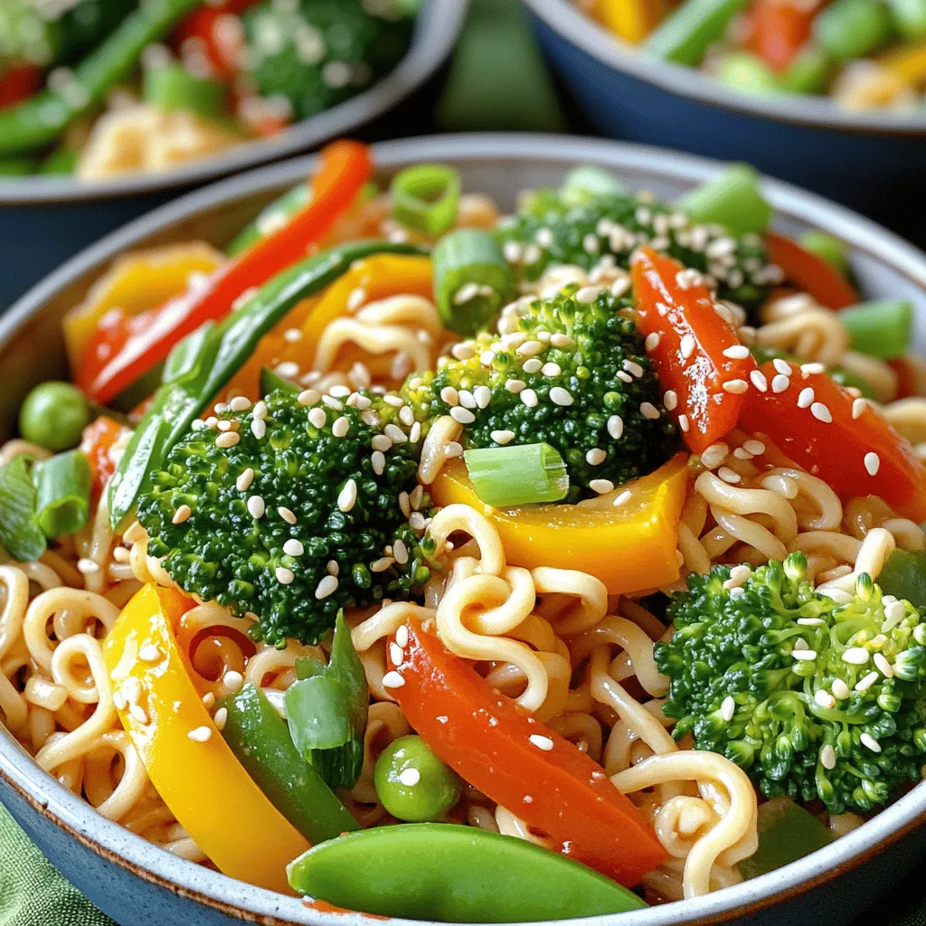 Spicy Ramen Noodle Stir Fry Quick and Tasty Meal