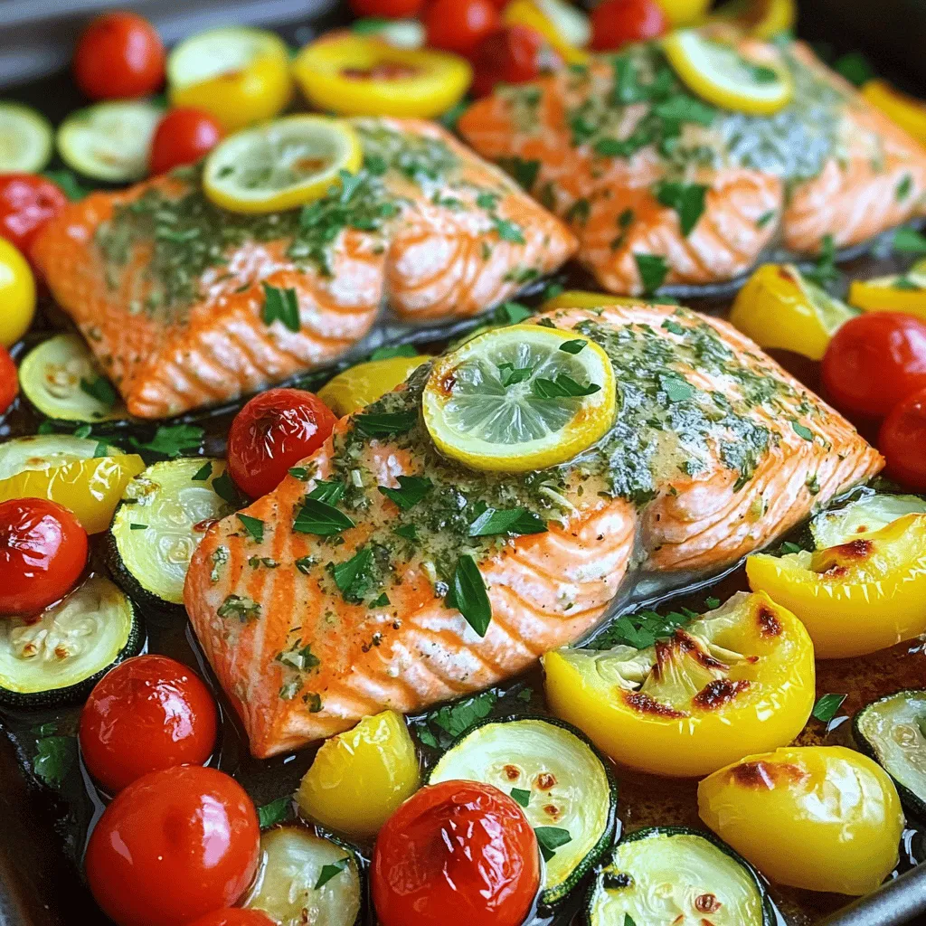One Pan Lemon Herb Salmon Easy and Flavorful Dish