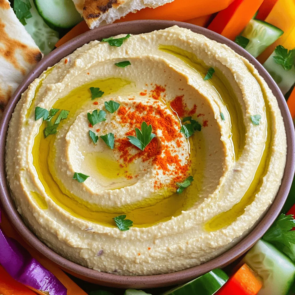 Roasted Garlic Hummus Flavorful and Easy Recipe