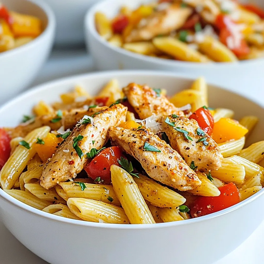 One-Skillet Cajun Chicken Pasta Flavorful Dinner Delight