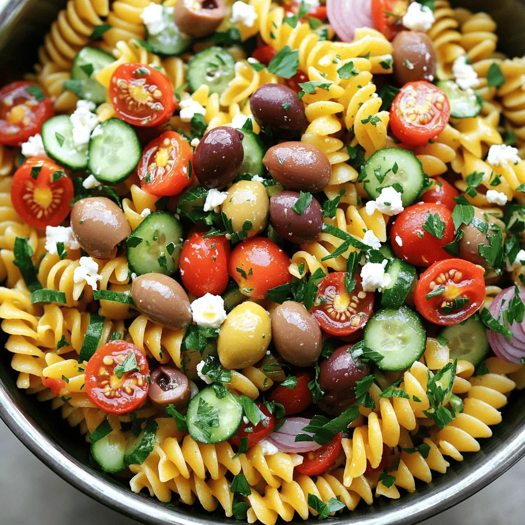 Mediterranean Pasta Salad Fresh Flavorful Delight
