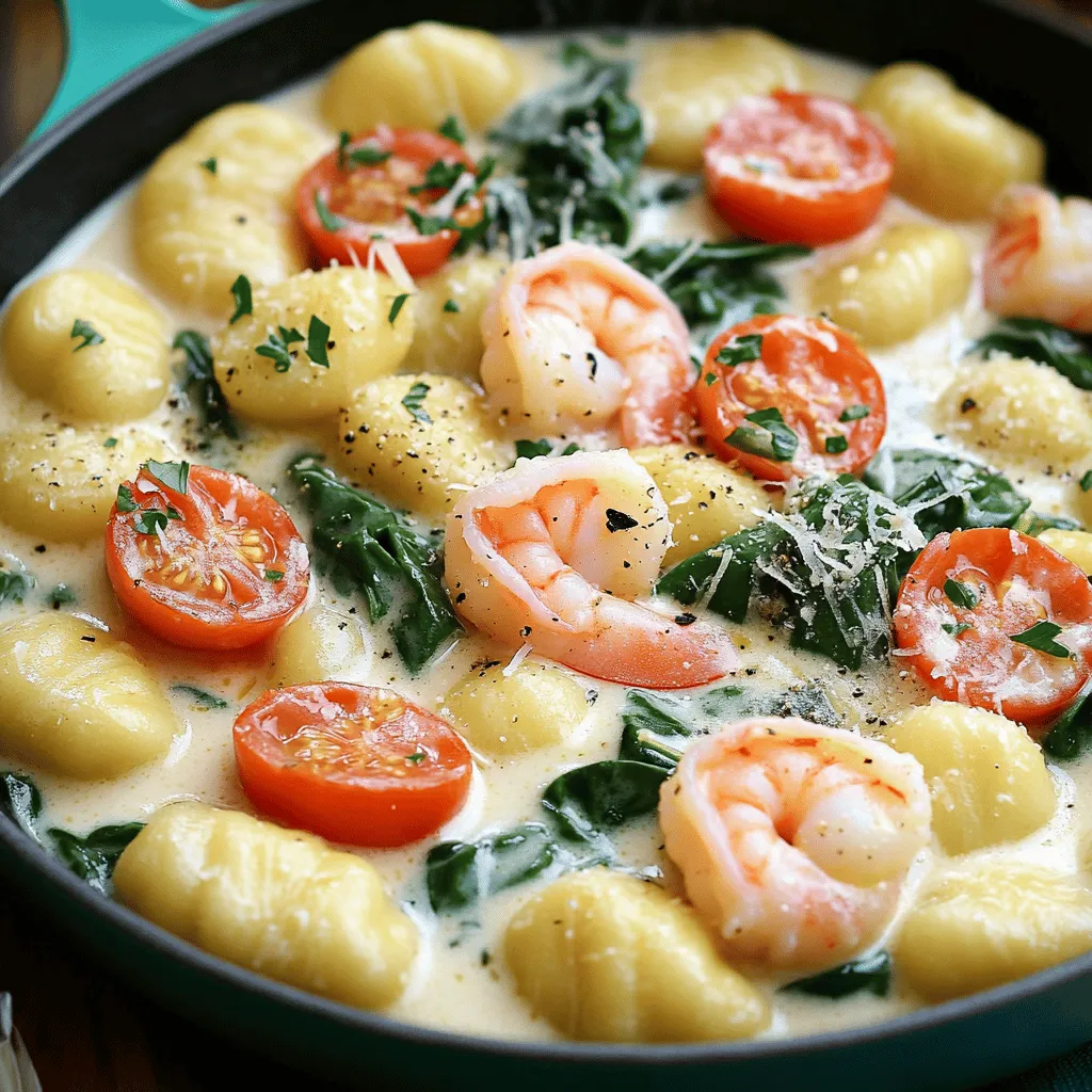 Creamy Garlic Shrimp Gnocchi Delightful Dinner Recipe