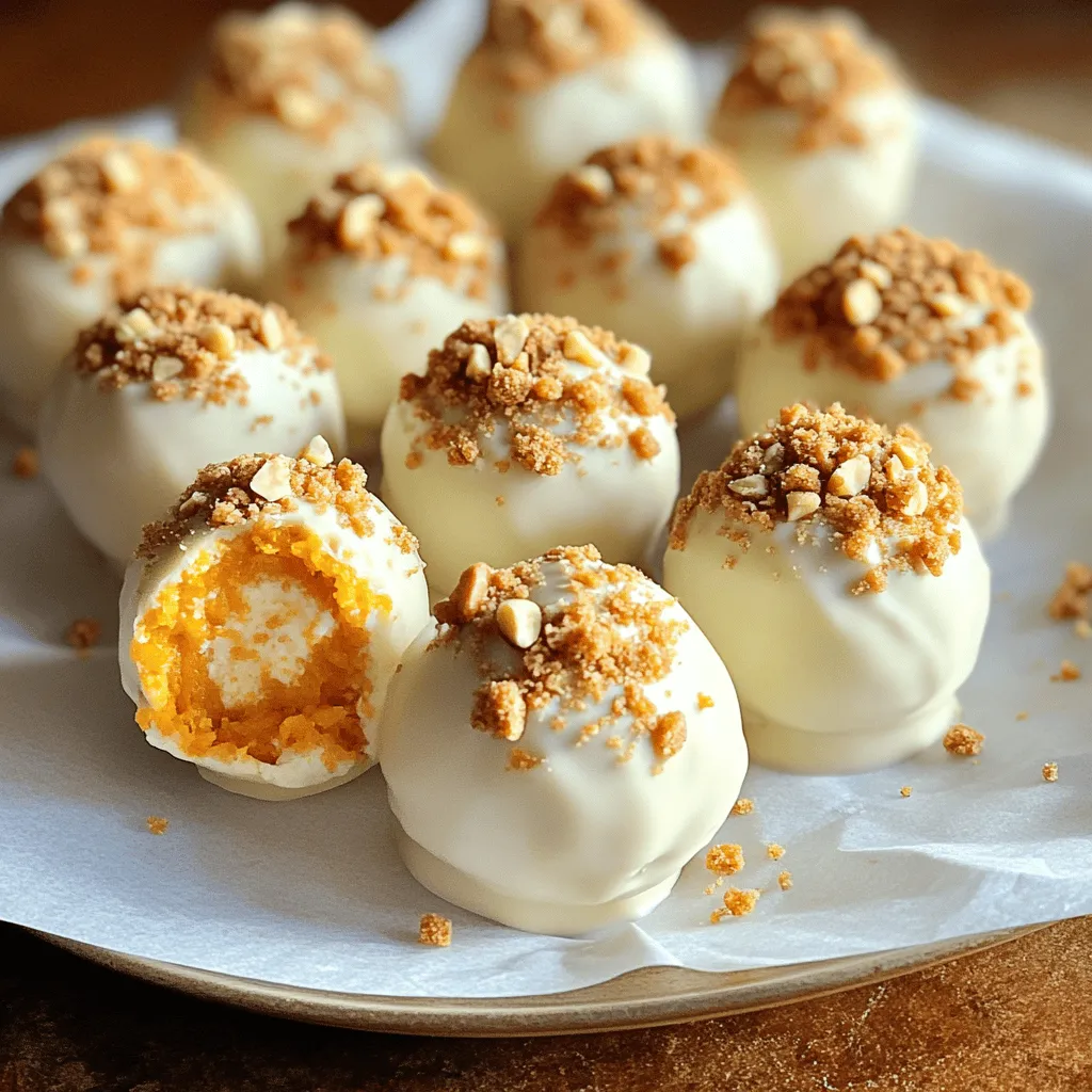 Pumpkin Spice Cheesecake Truffles Delightful Treat