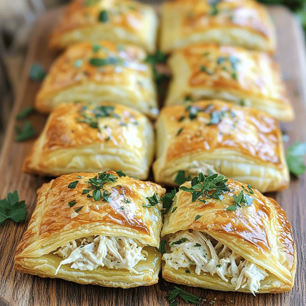 Garlic Chicken Puffs Irresistible Flavor Packed Snack