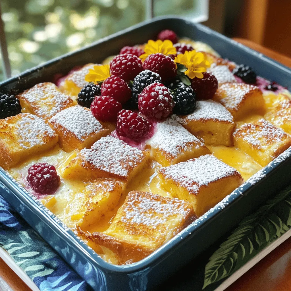 Easy French Toast Casserole Quick and Tasty Dish