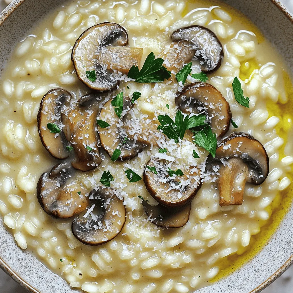 Creamy Mushroom Risotto Rich and Flavorful Delight